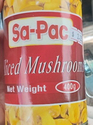 Sliced Mushrooms